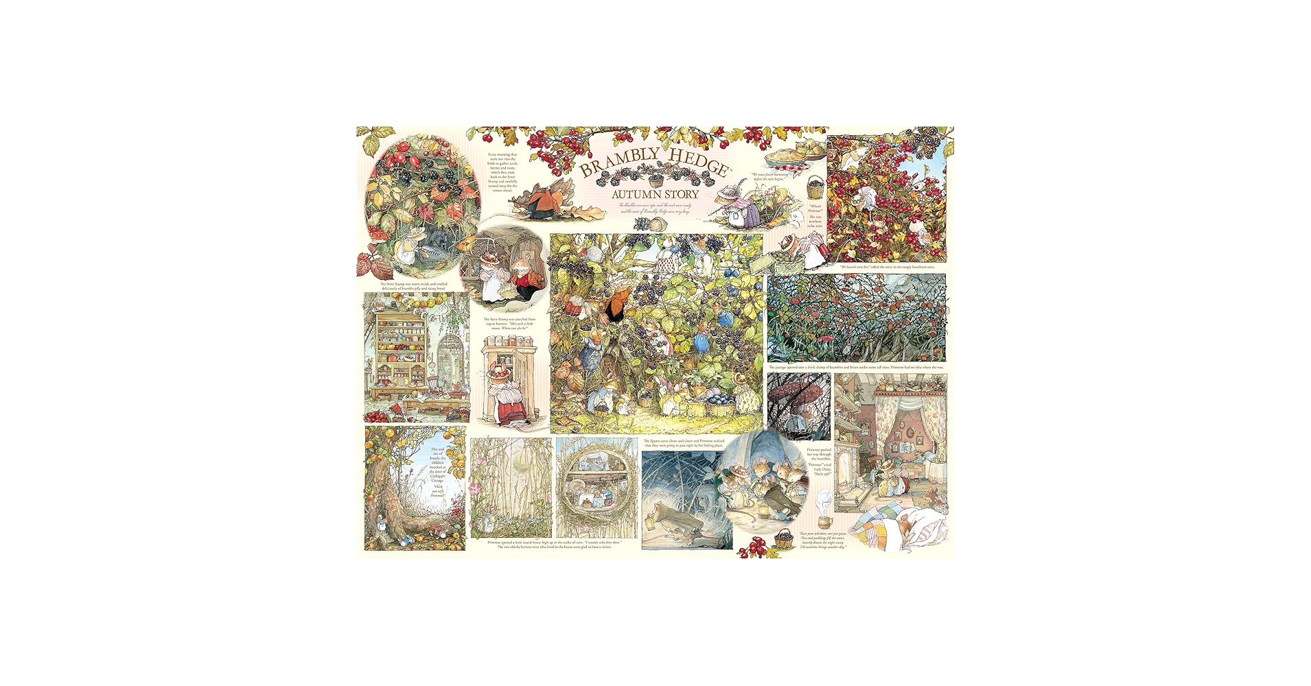 ブランベリーヘッジ　ジグソーパズル　1000ピース 春のピクニック ブランベリーヘッジ ジグソーパズル 1000ピース 春のピクニック